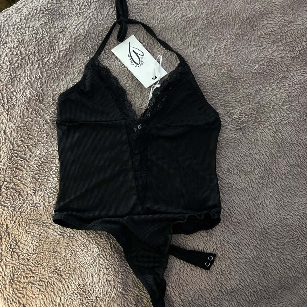 Black Lace Bodysuit